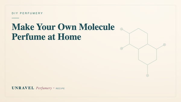 Make Your Own 'Molecule' Perfume at Home: An Iso E Super + Ambroxan Recipe