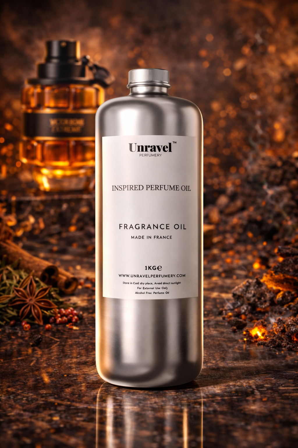 Viktor & Rolf Spicebomb Extreme Inspired Perfume Oil | Comparable to Viktor & Rolf Spicebomb Extreme | Premium Perfume Oil for Perfumery & Cosmetics