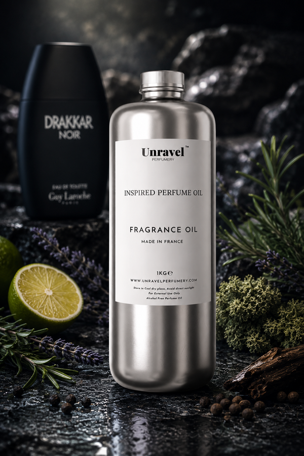 Drakkar Noir Inspired Perfume Oil — Lavender, Spice & Leather