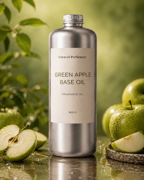 Green Apple Base Oil – Fresh Fruity Fragrance Oil for Perfume & Cosmetic Use