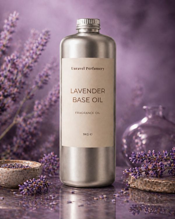 Lavender Base Oil – Floral Herbal Fragrance Oil for Perfume & Cosmetic Use
