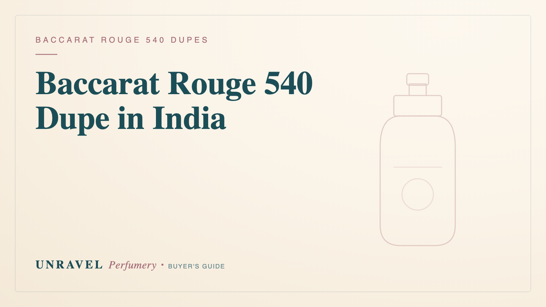 Baccarat Rouge 540 Dupe in India: An Honest Guide to the Inspired Oil — Unravel Perfumery