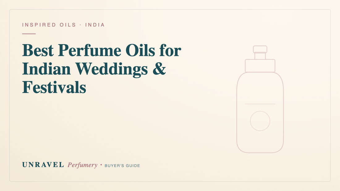 Best Perfume Oils for Indian Weddings & Festivals (Rich, Long-Lasting Scents) — Unravel Perfumery