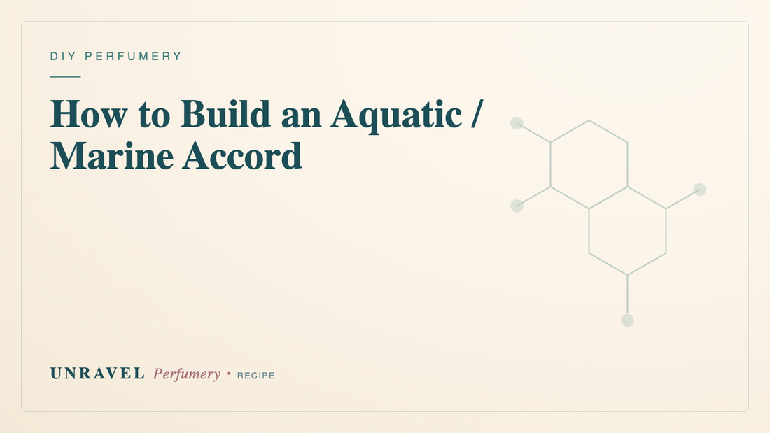 How to Build an Aquatic / Marine Accord (the Smell of the Sea) — Unravel Perfumery