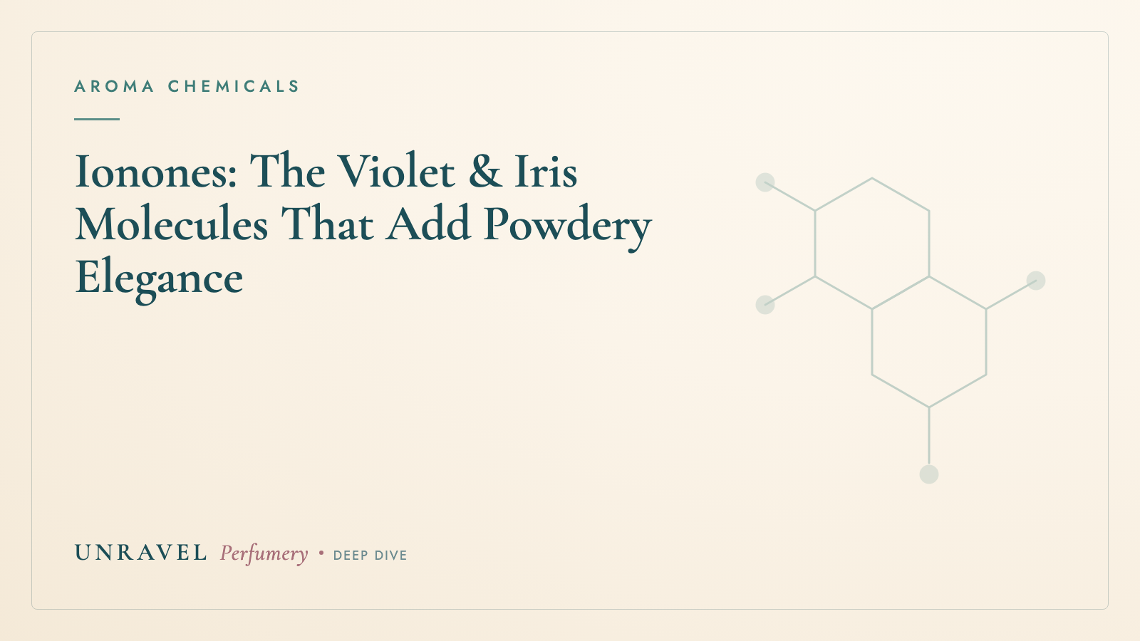 Ionones: The Violet & Iris Molecules That Add Powdery Elegance