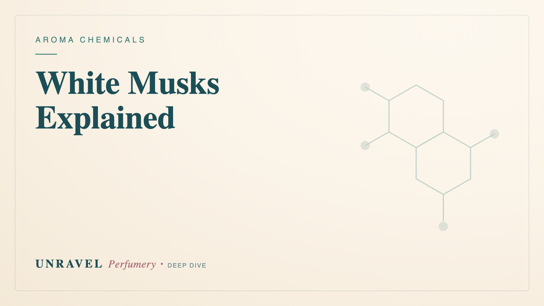 White Musks Explained: Galaxolide, Habanolide & the Clean Skin-Scent Magic — Unravel Perfumery