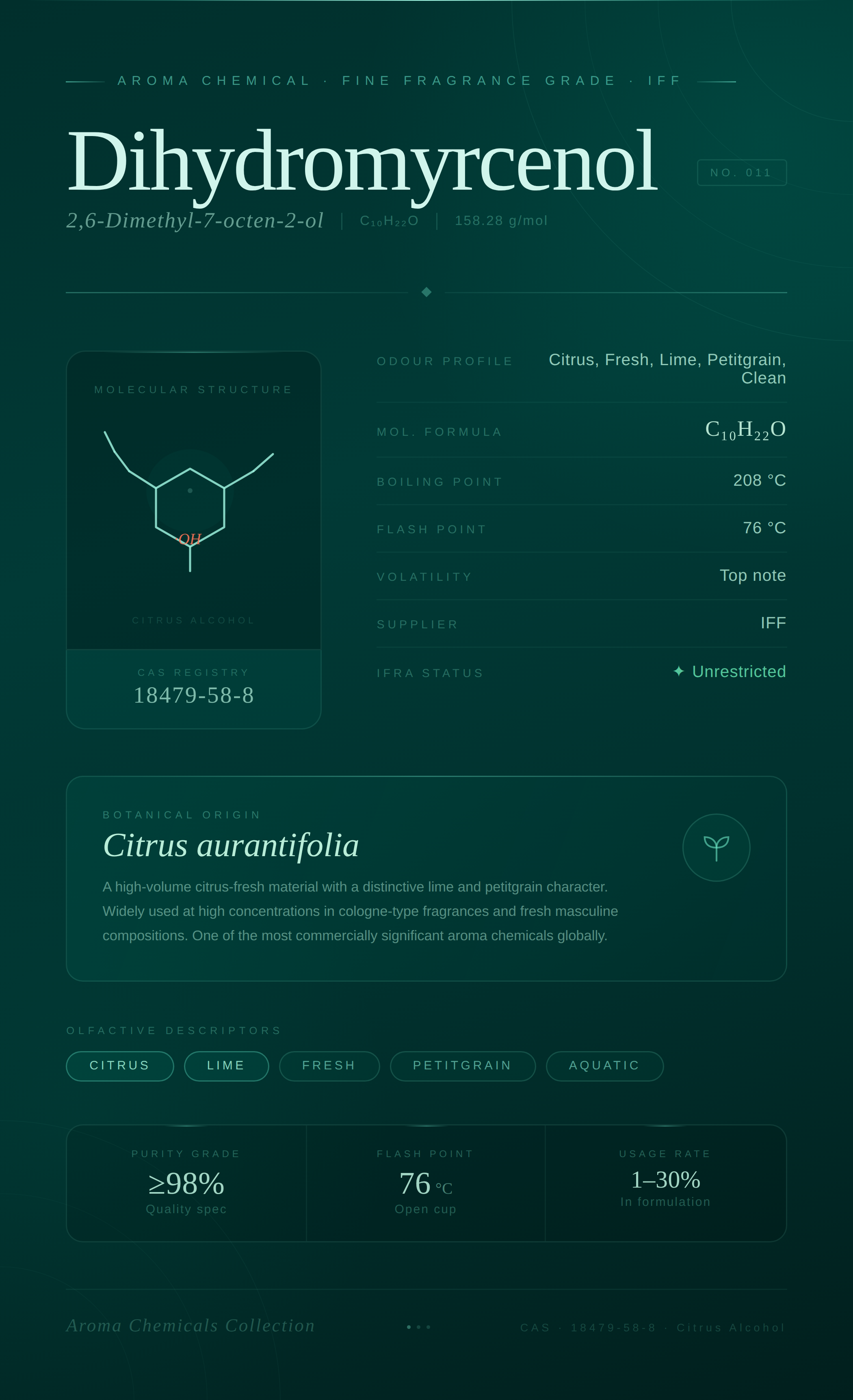 Dihydromyrcenol IFF