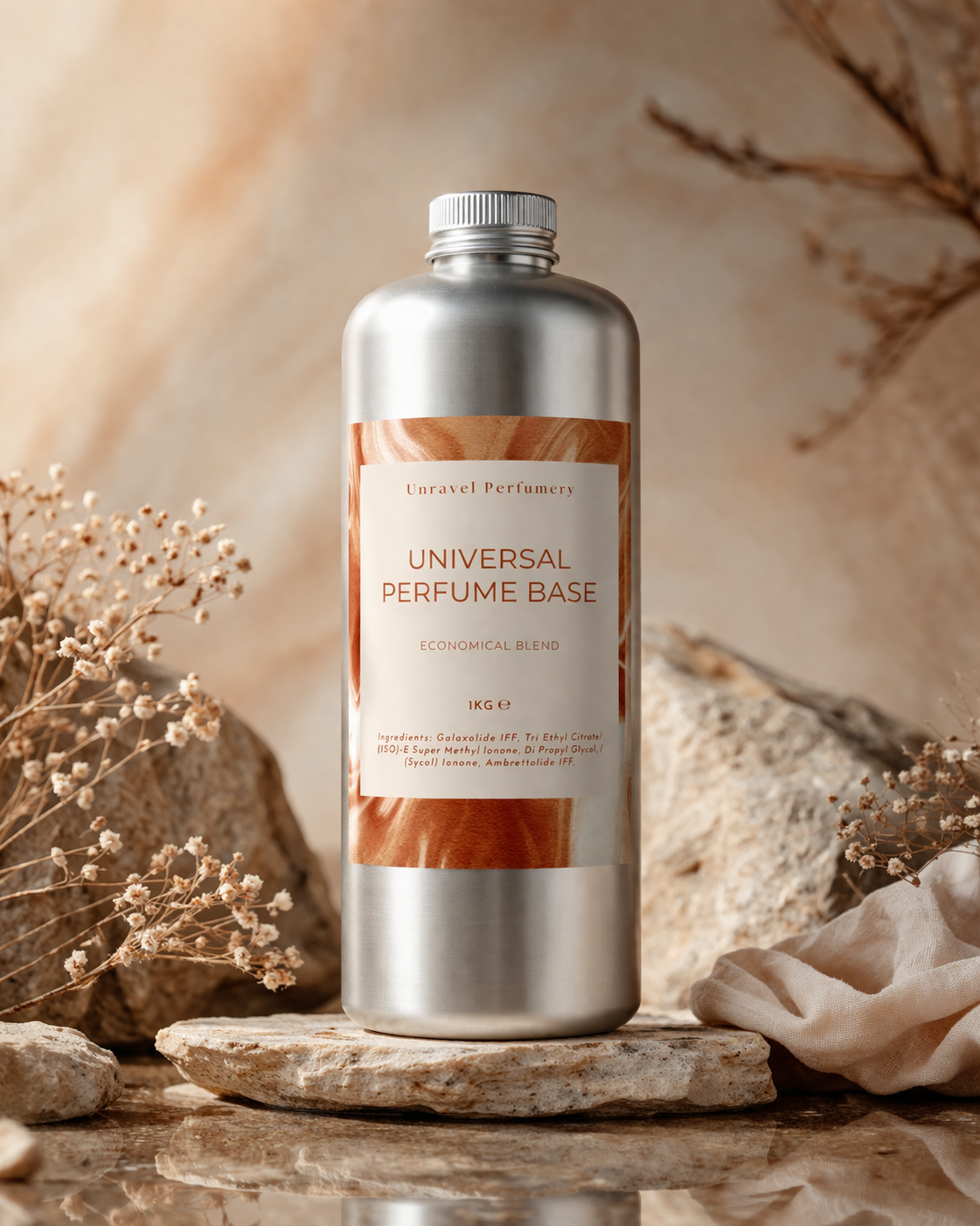 Universal Perfume Base with Premium Fixatives | Make Long-Lasting Perfumes Easily