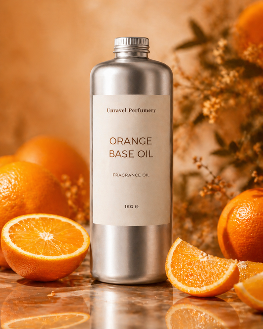 Orange Base Oil – Fresh Citrus Fragrance Oil for Perfume & Cosmetic Use