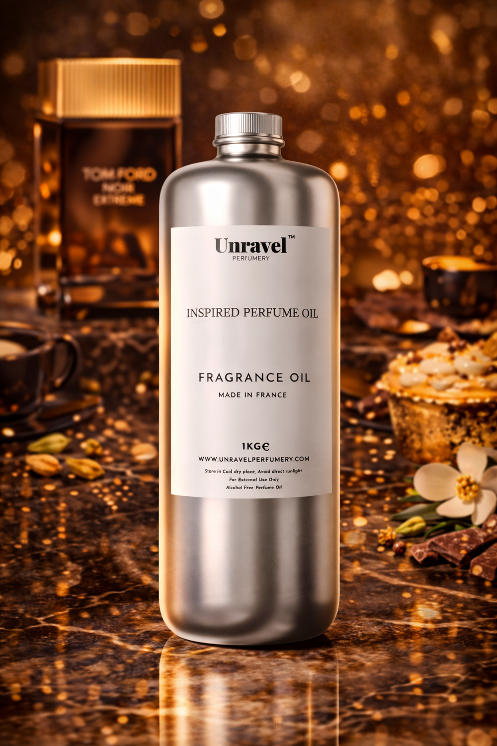 Tom Ford Noir Extreme Inspired Perfume Oil | Comparable to Tom Ford Noir Extreme | Premium Perfume Oil for Perfumery & Cosmetics