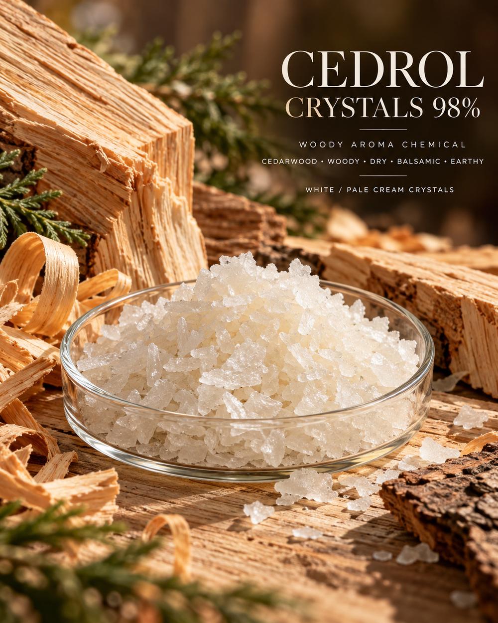 Cedrol Crystals 98%
