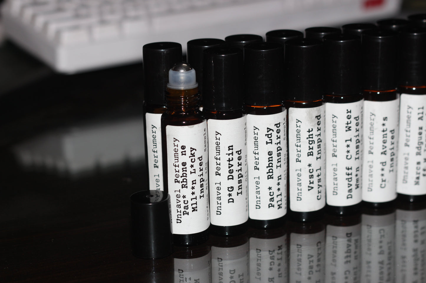 20 Best-Selling Perfume Oil (Attar) Samples Kit of 10 ml each